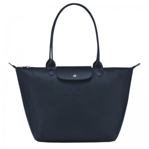 Longchamp Le Pliage City L Tote Tassen Dames Donkerblauw | 5790-HPLAT