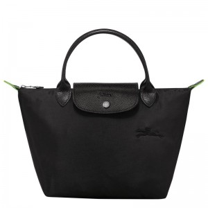 Longchamp Le Pliage Green S Handtas Dames Zwart | 3264-TQPOE