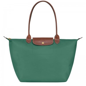 Longchamp Le Pliage Original L Tote Tassen Dames Olijfgroen | 3407-ISDTU