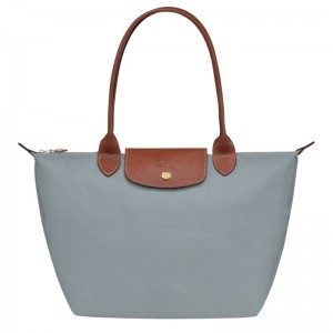 Longchamp Le Pliage Original M Tote Tassen Dames Grijs | 6587-HNTAP