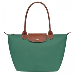 Longchamp Le Pliage Original M Tote Tassen Dames Olijfgroen | 2169-KYNXH