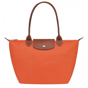 Longchamp Le Pliage Original M Tote Tassen Dames Oranje | 3615-KYGEJ