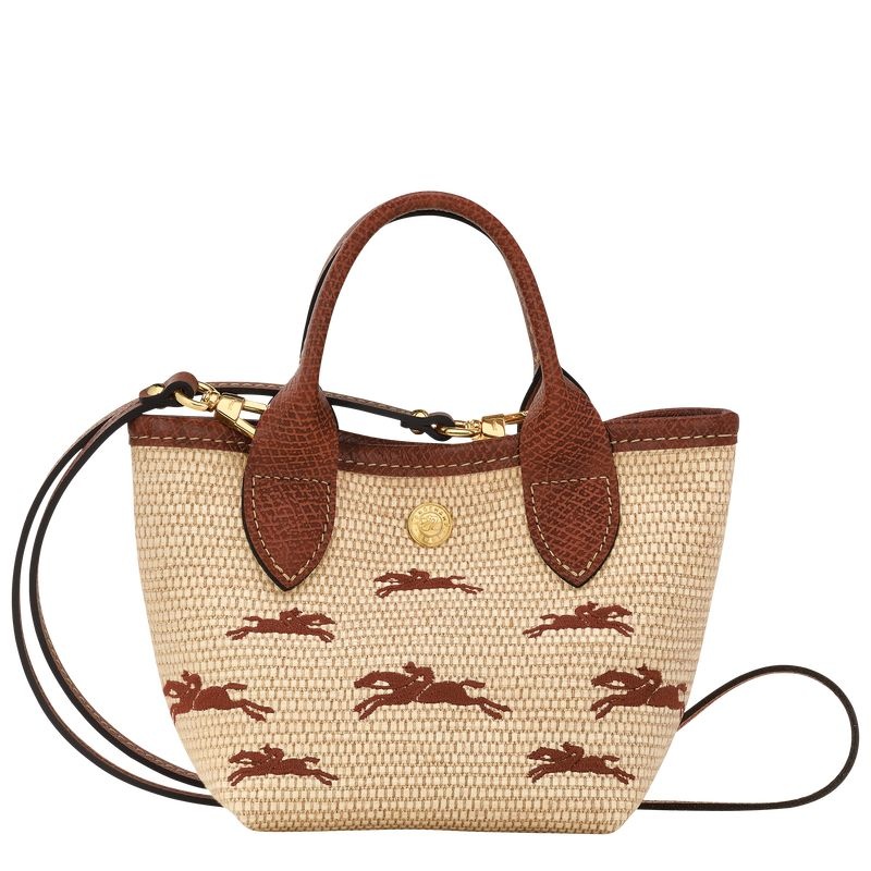 Longchamp Le Panier Pliage XS Handtas Dames Bruin | 7246-VGASK