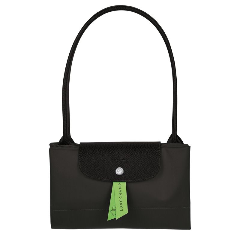 Longchamp Le Pliage Green L Tote Tassen Dames Zwart | 8912-BXDIL