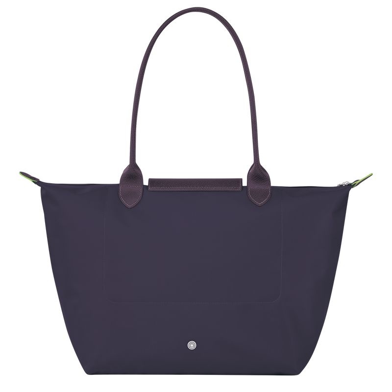 Longchamp Le Pliage Green L Tote Tassen Dames Donkerblauw | 0573-DAUOK