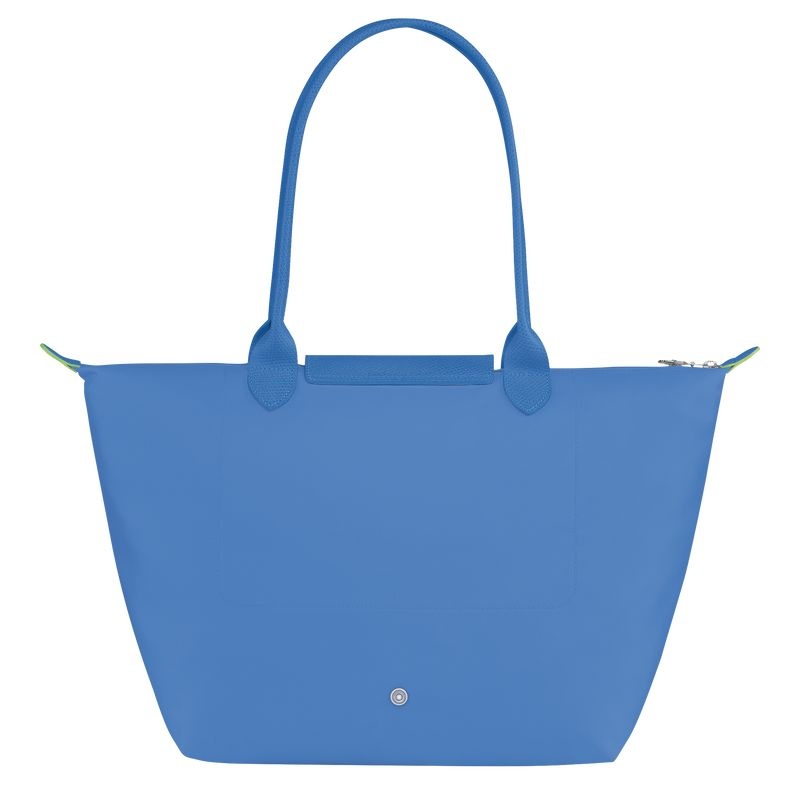 Longchamp Le Pliage Green L Tote Tassen Dames Blauw | 4891-XKEGI