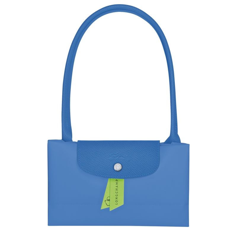 Longchamp Le Pliage Green L Tote Tassen Dames Blauw | 4891-XKEGI