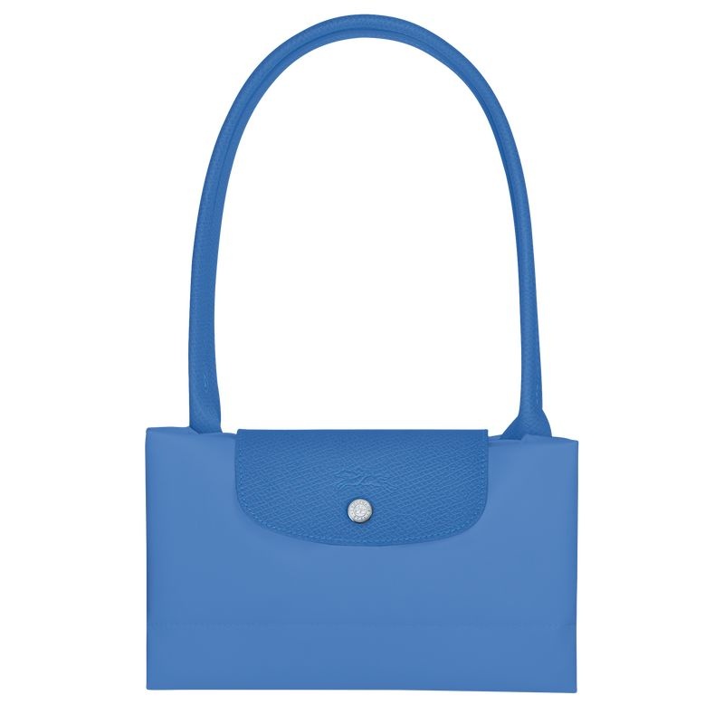 Longchamp Le Pliage Green L Tote Tassen Dames Blauw | 4891-XKEGI