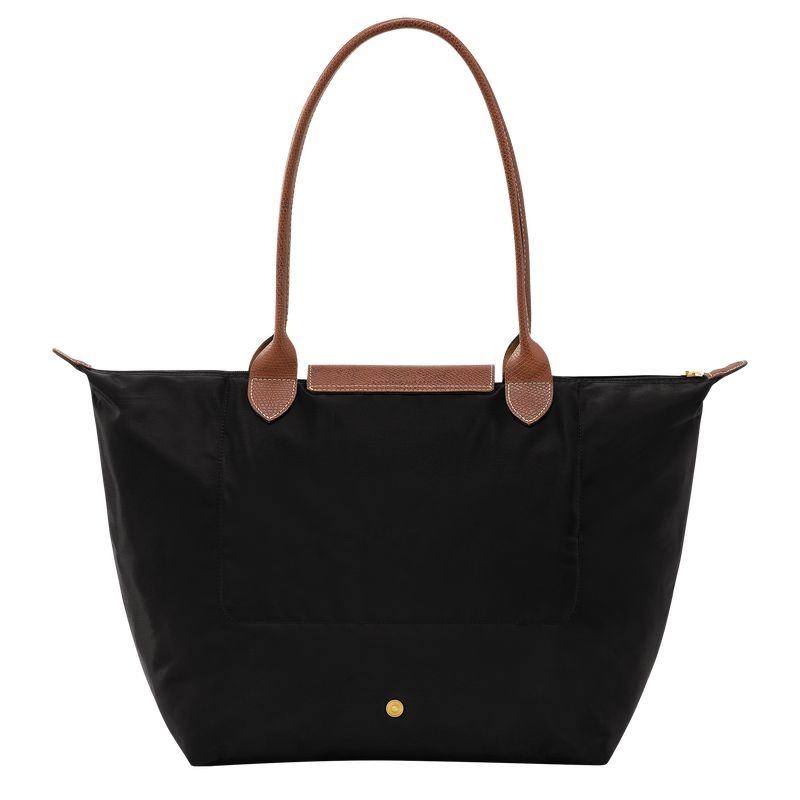 Longchamp Le Pliage Original L Tote Tassen Dames Zwart | 9342-JSTEW