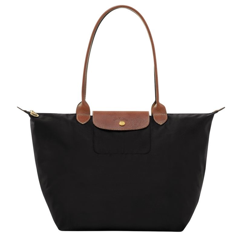 Longchamp Le Pliage Original L Tote Tassen Dames Zwart | 9342-JSTEW