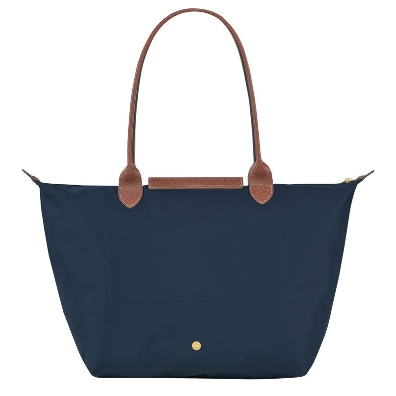 Longchamp Le Pliage Original L Tote Tassen Dames Donkerblauw | 3726-YKGVT