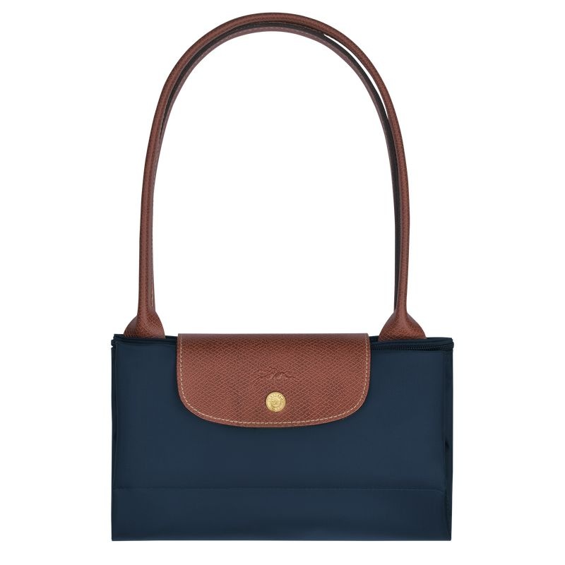 Longchamp Le Pliage Original L Tote Tassen Dames Donkerblauw | 3726-YKGVT