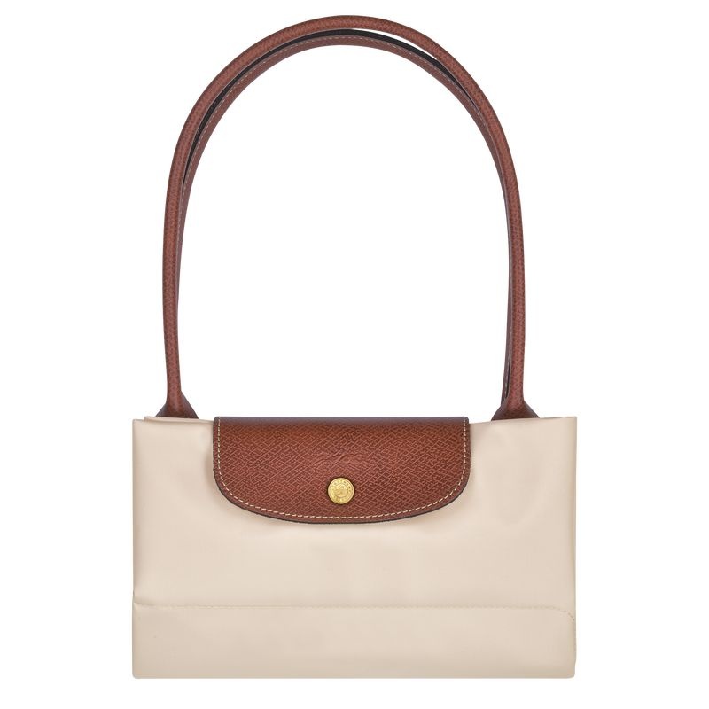 Longchamp Le Pliage Original L Tote Tassen Dames Wit | 8315-RINWD