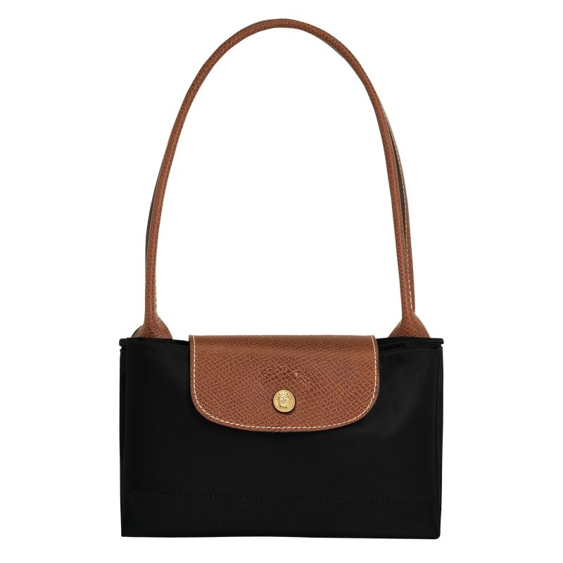 Longchamp Le Pliage Original M Tote Tassen Dames Zwart | 9368-OHEFN