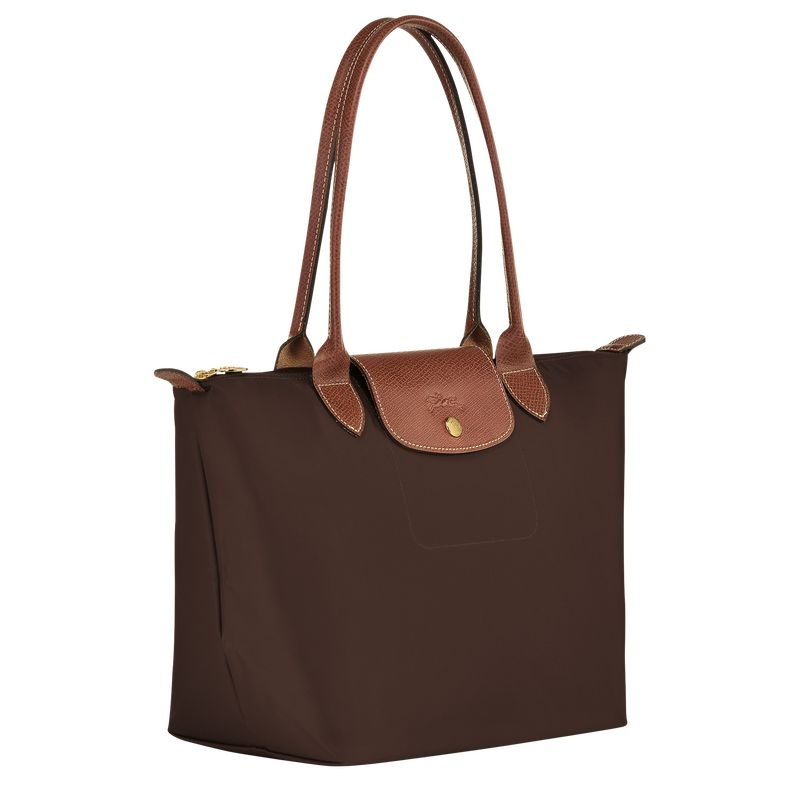 Longchamp Le Pliage Original M Tote Tassen Dames Chocola | 2843-ISCON